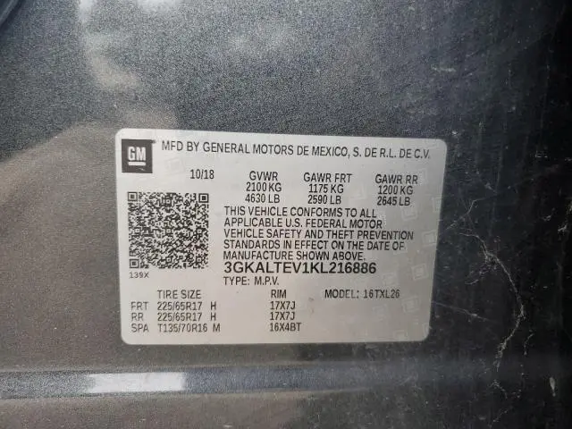2019 GMC TERRAIN SLE  