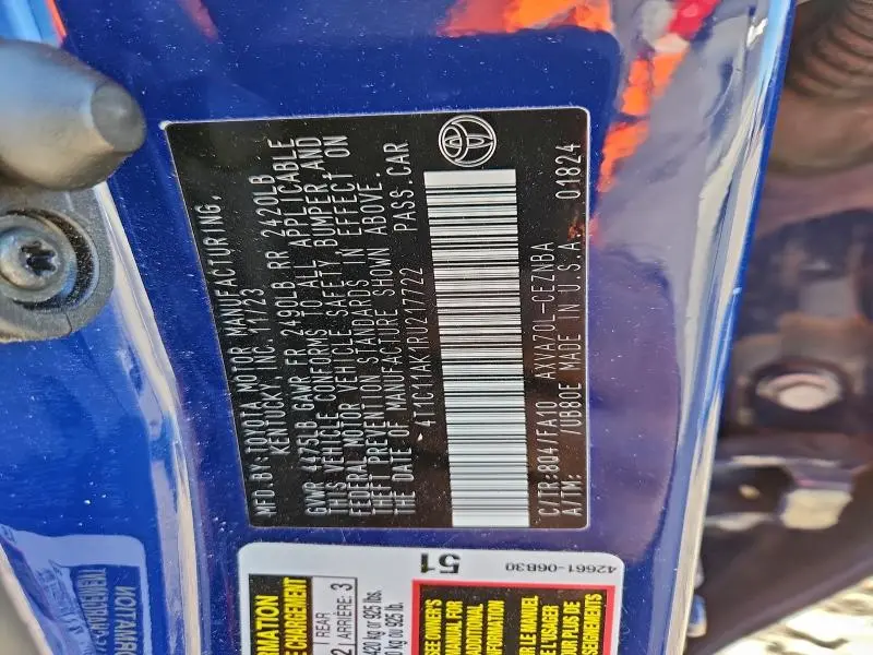 2024 TOYOTA CAMRY LE  