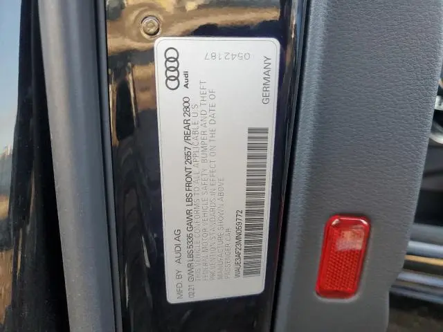 2021 AUDI A6 PREMIUM PLUS  