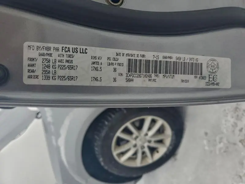 2016 DODGE JOURNEY SXT  