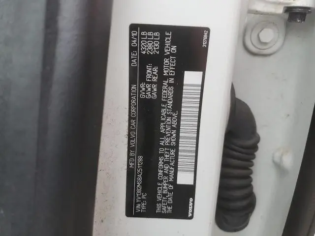 2010 VOLVO S40 2.4I  