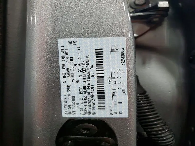 2022 FORD F150 SUPERCREW  