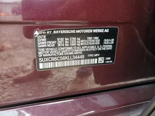 2019 BMW X5 XDRIVE40I  