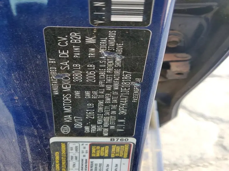 2018 KIA FORTE LX  
