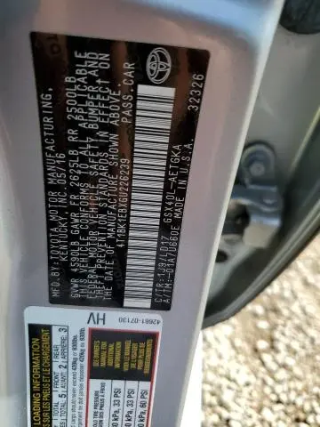 2016 TOYOTA AVALON XLE  