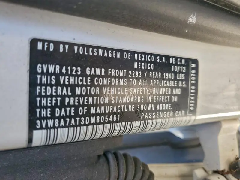 2013 VOLKSWAGEN BEETLE TURBO  