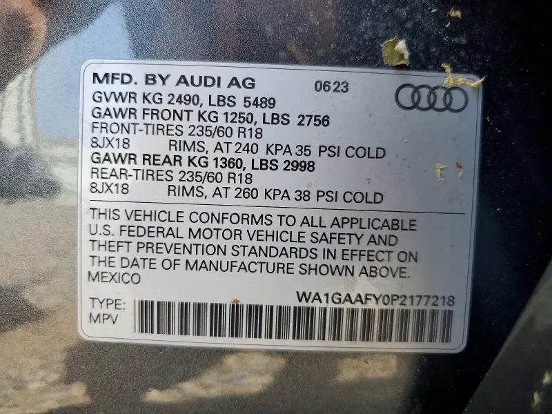 2023 AUDI Q5 PREMIUM 45  
