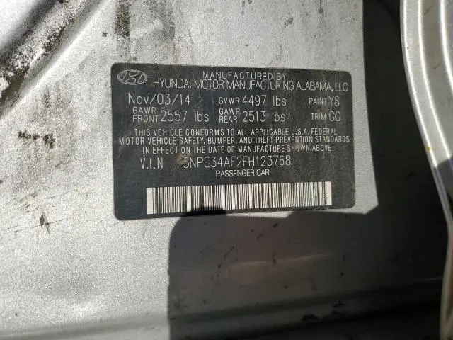 2015 HYUNDAI SONATA SPORT  