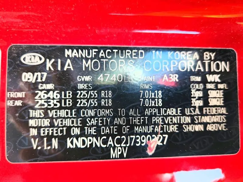 2018 KIA SPORTAGE EX  