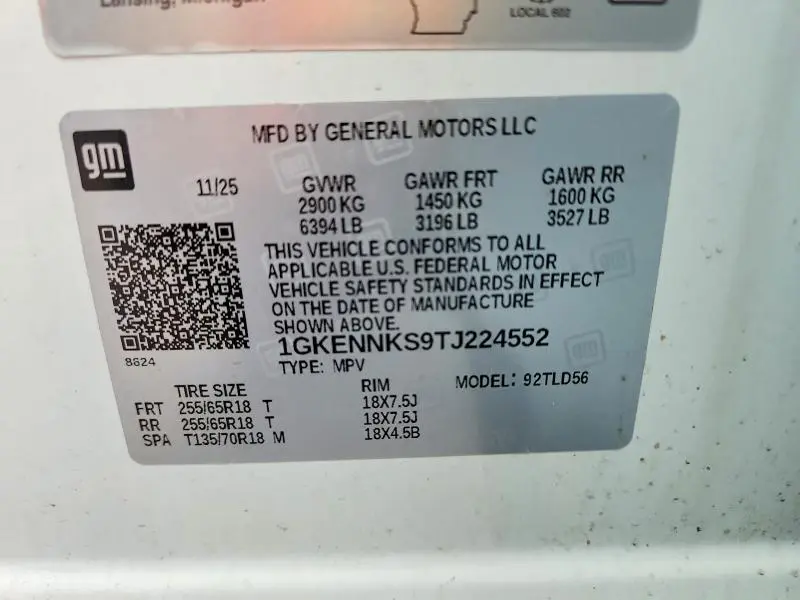 2026 GMC ACADIA ELEVATION  