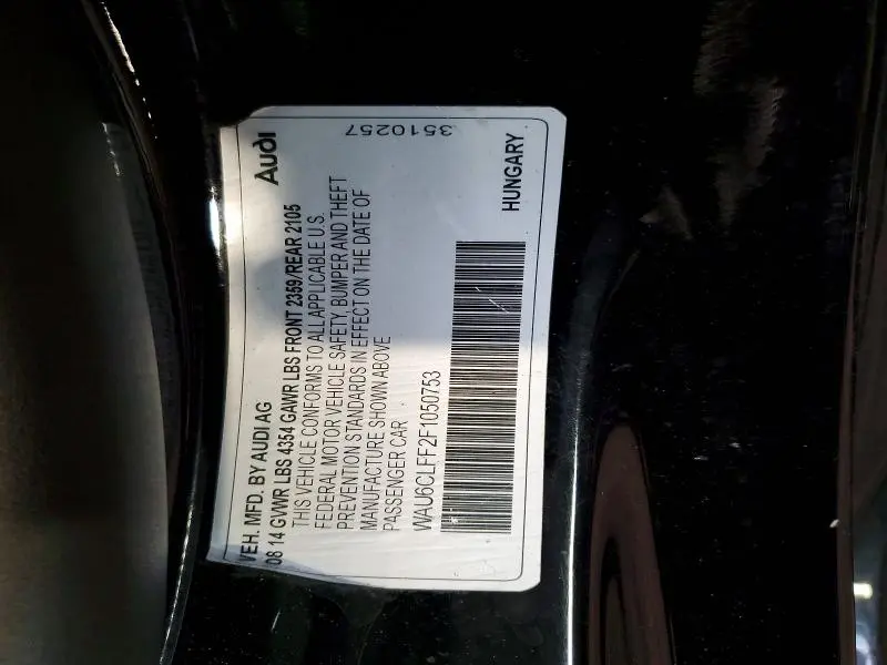 2015 AUDI A3 PREMIUM  