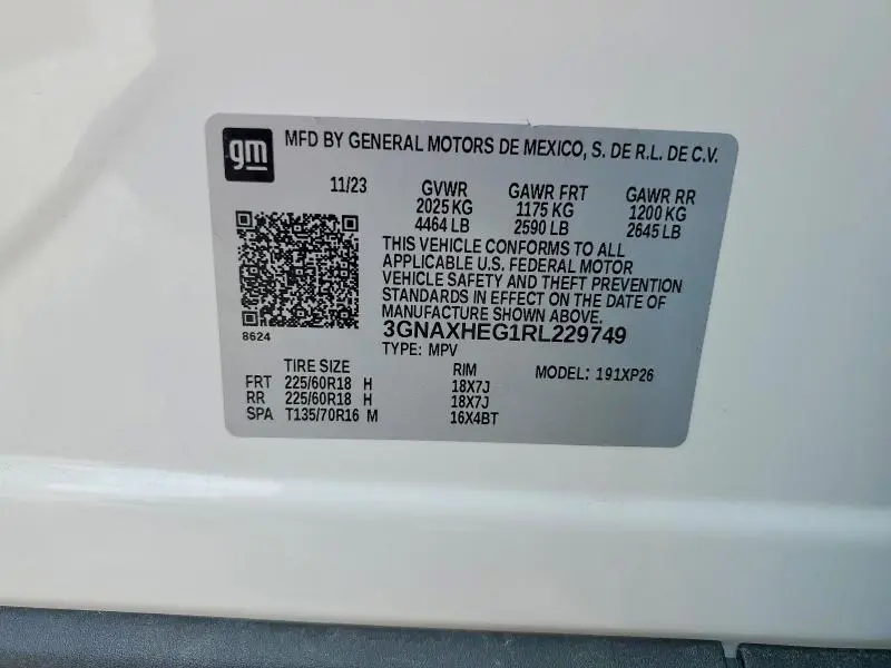 2024 CHEVROLET EQUINOX LS  