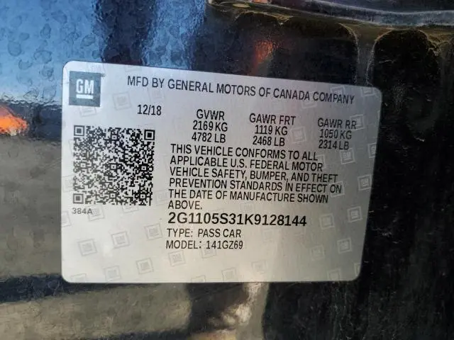 2019 CHEVROLET IMPALA PREMIER  