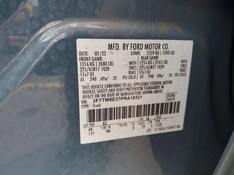 2023 FORD MAVERICK XL  