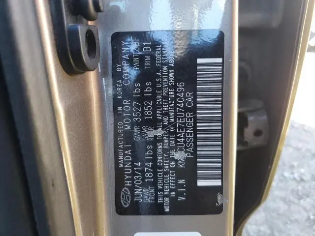 2014 HYUNDAI ACCENT GLS  