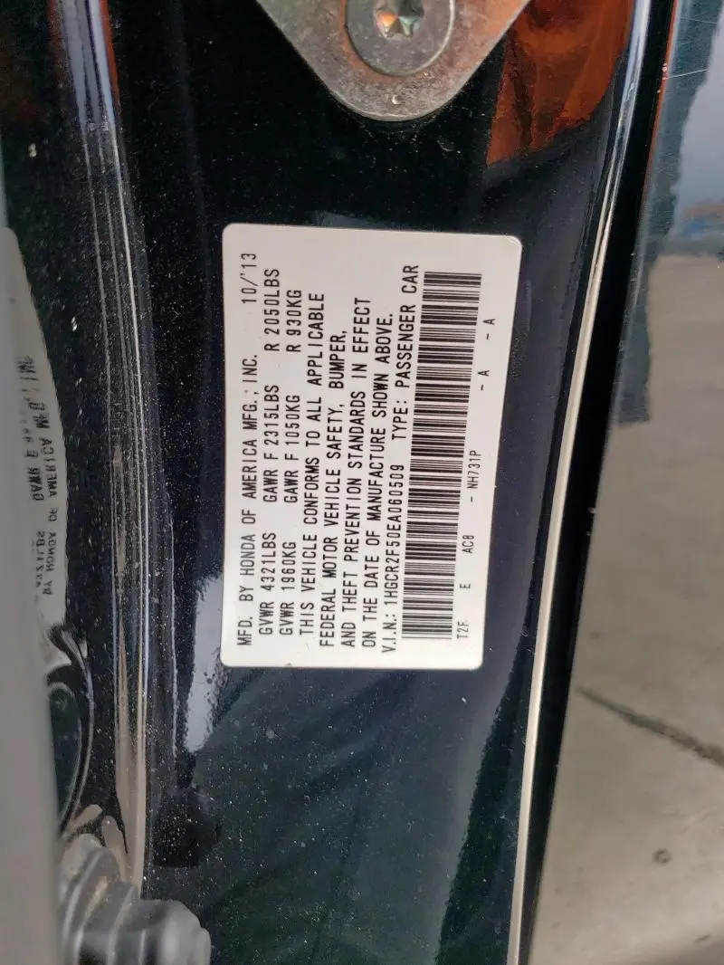 2014 HONDA ACCORD SPORT  