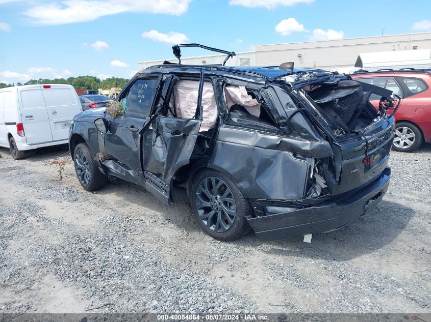 2019 LAND ROVER RANGE ROVER 3.0L V6 SUPERCHARGED HSE