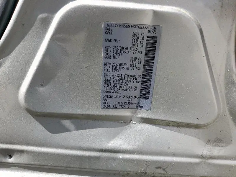 2023 NISSAN PATHFINDER SL  