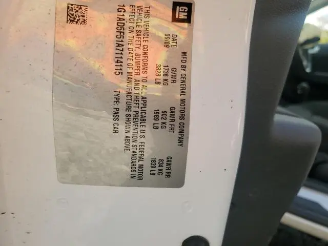 2010 CHEVROLET COBALT 1LT  