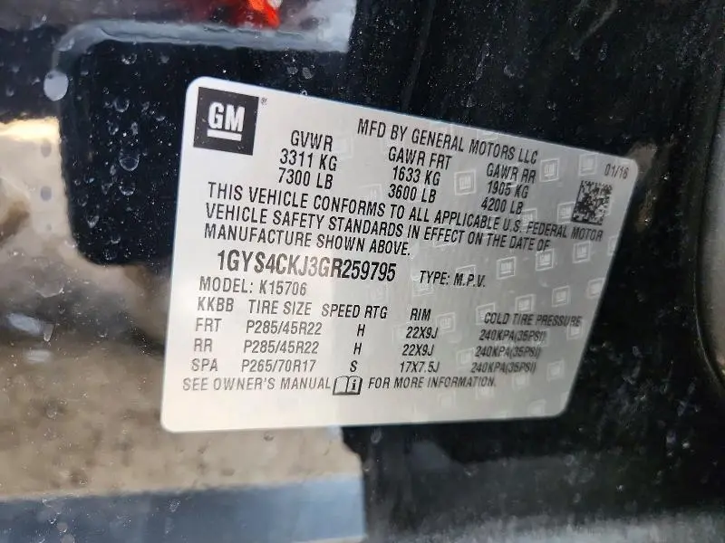 2016 CADILLAC ESCALADE PREMIUM  