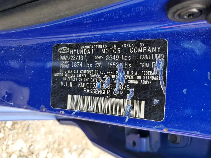 2013 HYUNDAI ACCENT GS  
