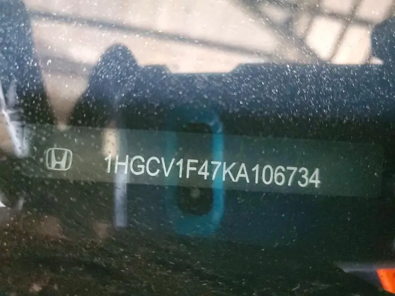 2019 HONDA ACCORD EX  