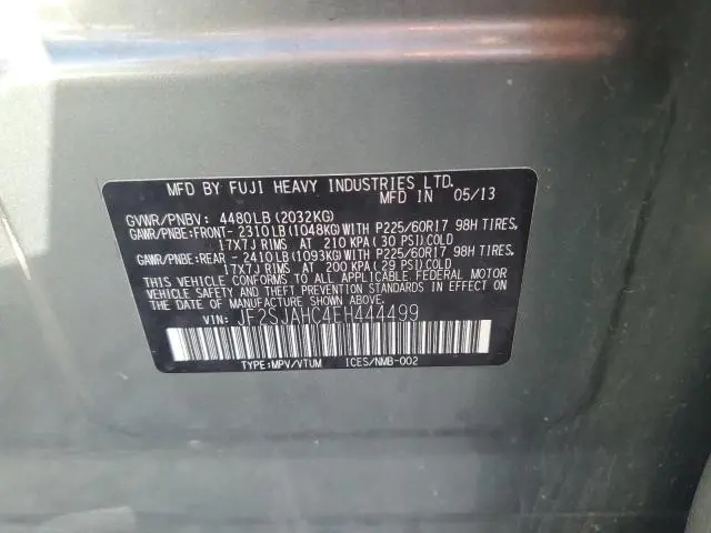 2014 SUBARU FORESTER 2.5I LIMITED  