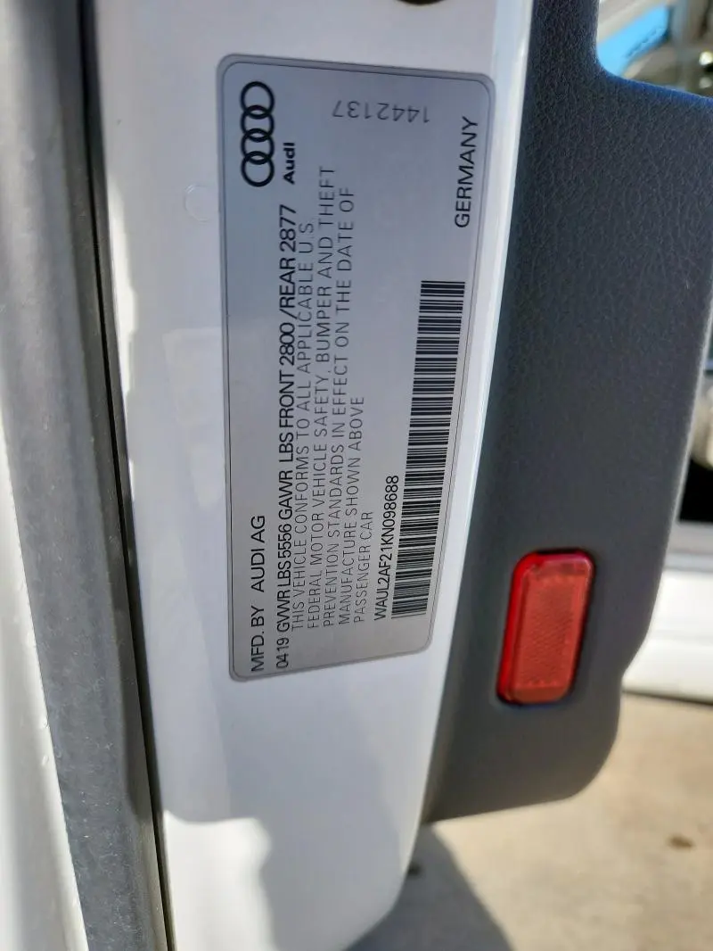 2019 AUDI A6 PREMIUM PLUS  