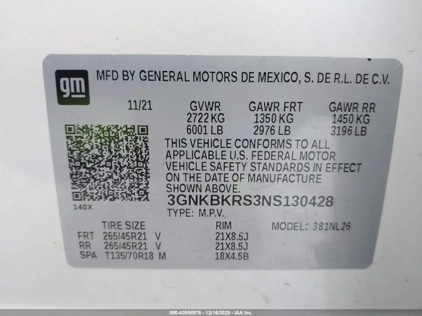 2022 CHEVROLET BLAZER AWD RS