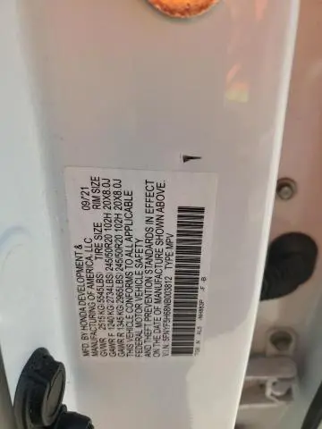 2022 HONDA PILOT TOURING  