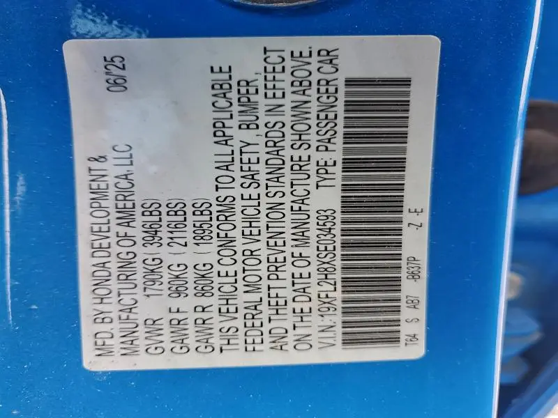 2025 HONDA CIVIC SPORT  