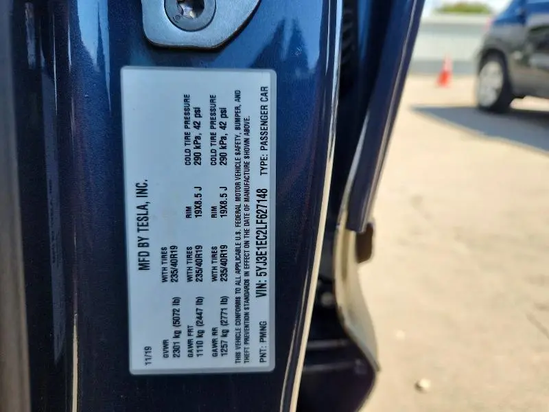 2020 TESLA MODEL 3   