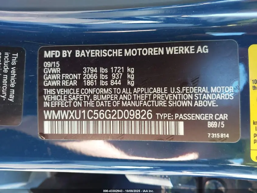 2016 MINI HARDTOP COOPER