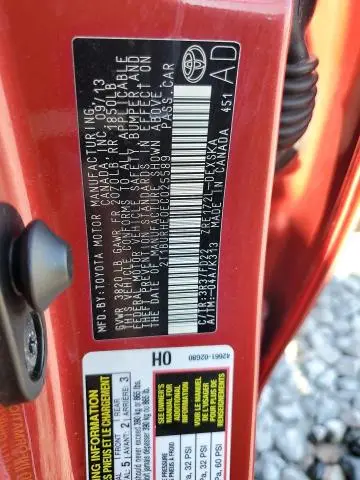 2014 TOYOTA COROLLA L  