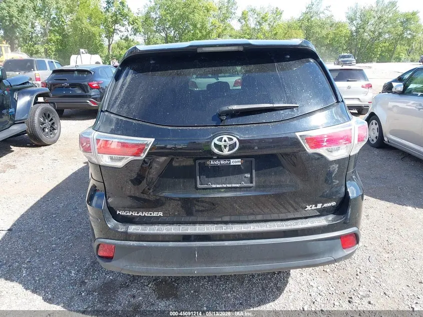 2015 TOYOTA HIGHLANDER XLE V6