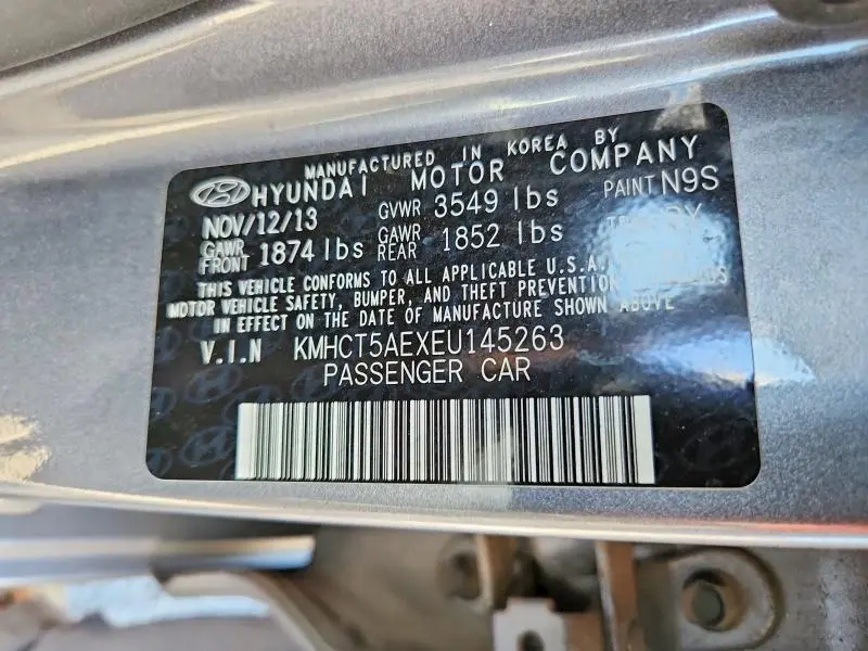 2014 HYUNDAI ACCENT GS  