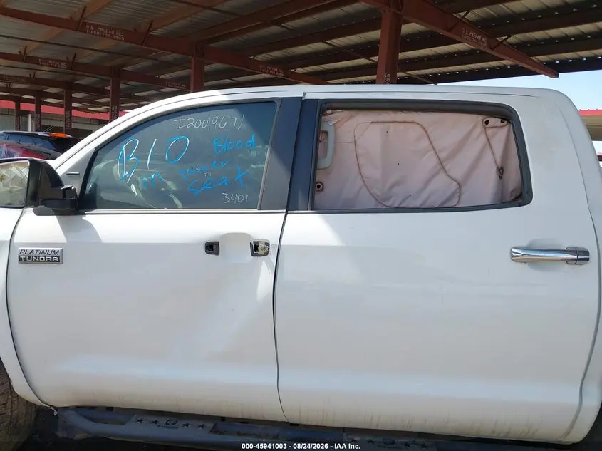 2019 TOYOTA TUNDRA PLATINUM 5.7L V8