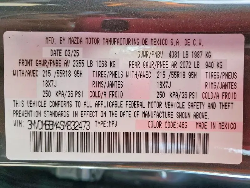 2025 MAZDA CX-30 SELECT  