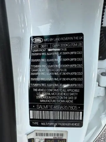 2011 LAND ROVER RANGE ROVER HSE LUXURY  