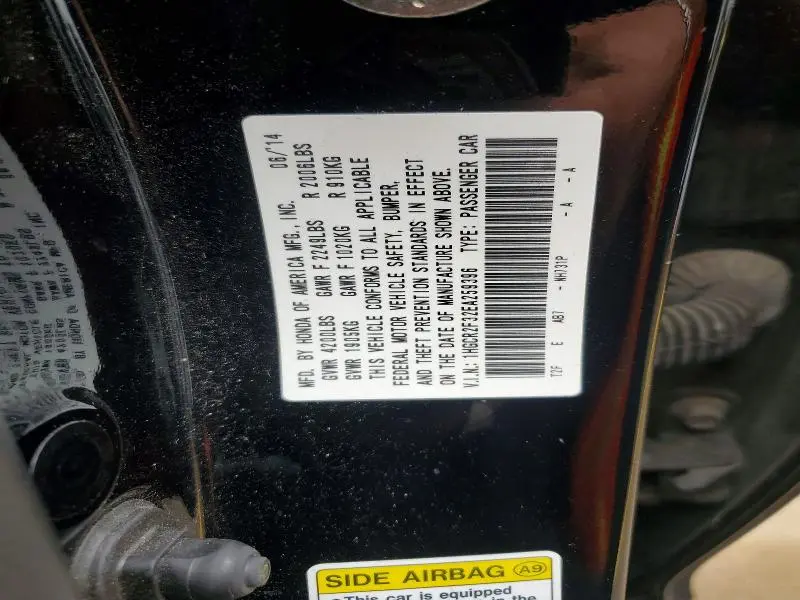 2014 HONDA ACCORD LX  