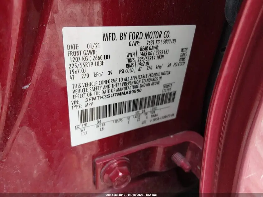 2021 FORD MUSTANG MACH-E PREMIUM