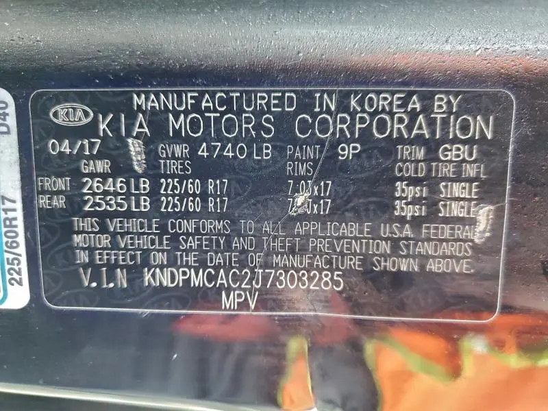 2018 KIA SPORTAGE LX  