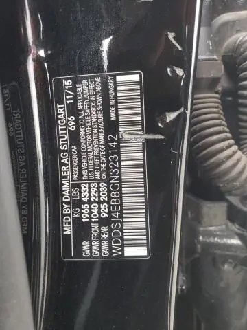 2016 MERCEDES-BENZ CLA 250  