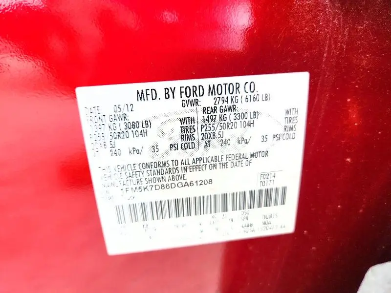2013 FORD EXPLORER XLT  