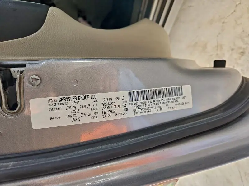 2014 CHRYSLER TOWN & COUNTRY TOURING  