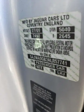 2010 JAGUAR XF PREMIUM  