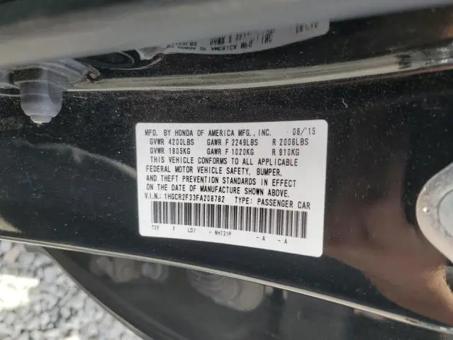 2015 HONDA ACCORD LX  