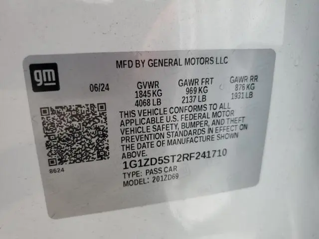 2024 CHEVROLET MALIBU LT  