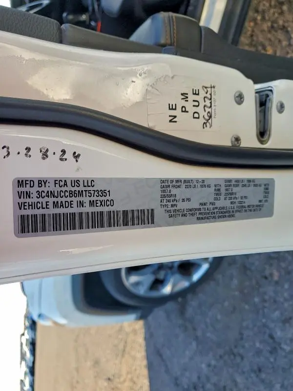 2021 JEEP COMPASS LIMITED  