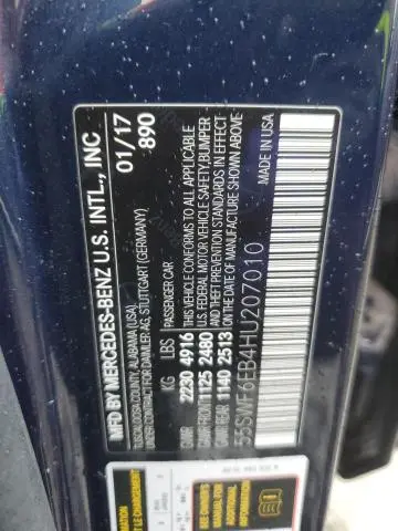 2017 MERCEDES-BENZ C 43 4MATIC AMG  